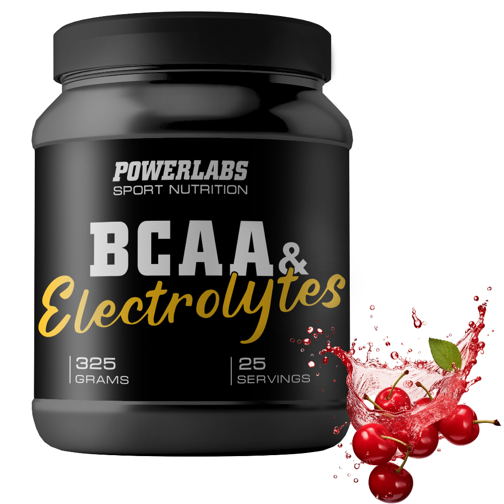 BCAA Powerlabs BCAA Electrolytes 325 g (БЦАА) Вишня